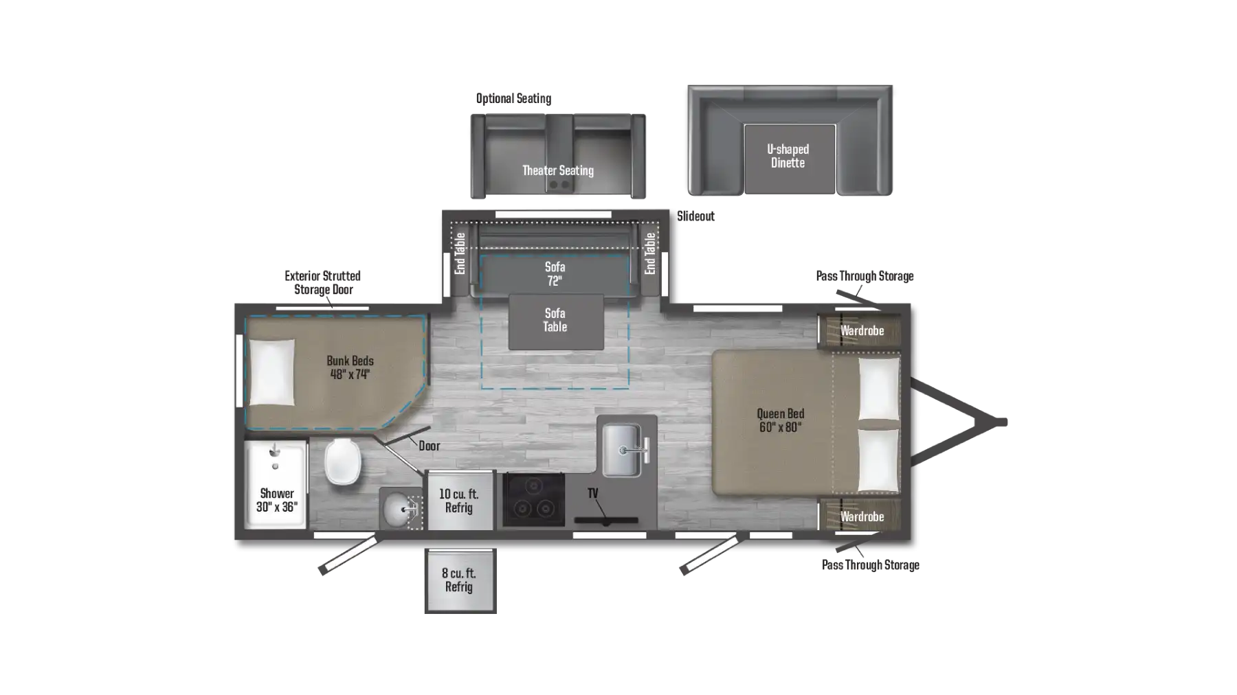 New 2025 Winnebago MINNIE 2326 BH